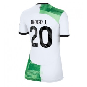 Liverpool Diogo Jota #20 Koszulka Wyjazdowych Kobiety 2023-24 Krótki Rękaw